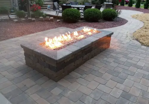 Outdoor Firepit Construction